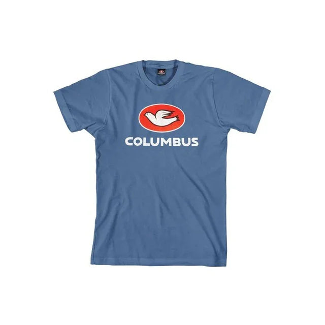 Cinelli Columbus Steel Blue T-Shirt - Simple Bike Store