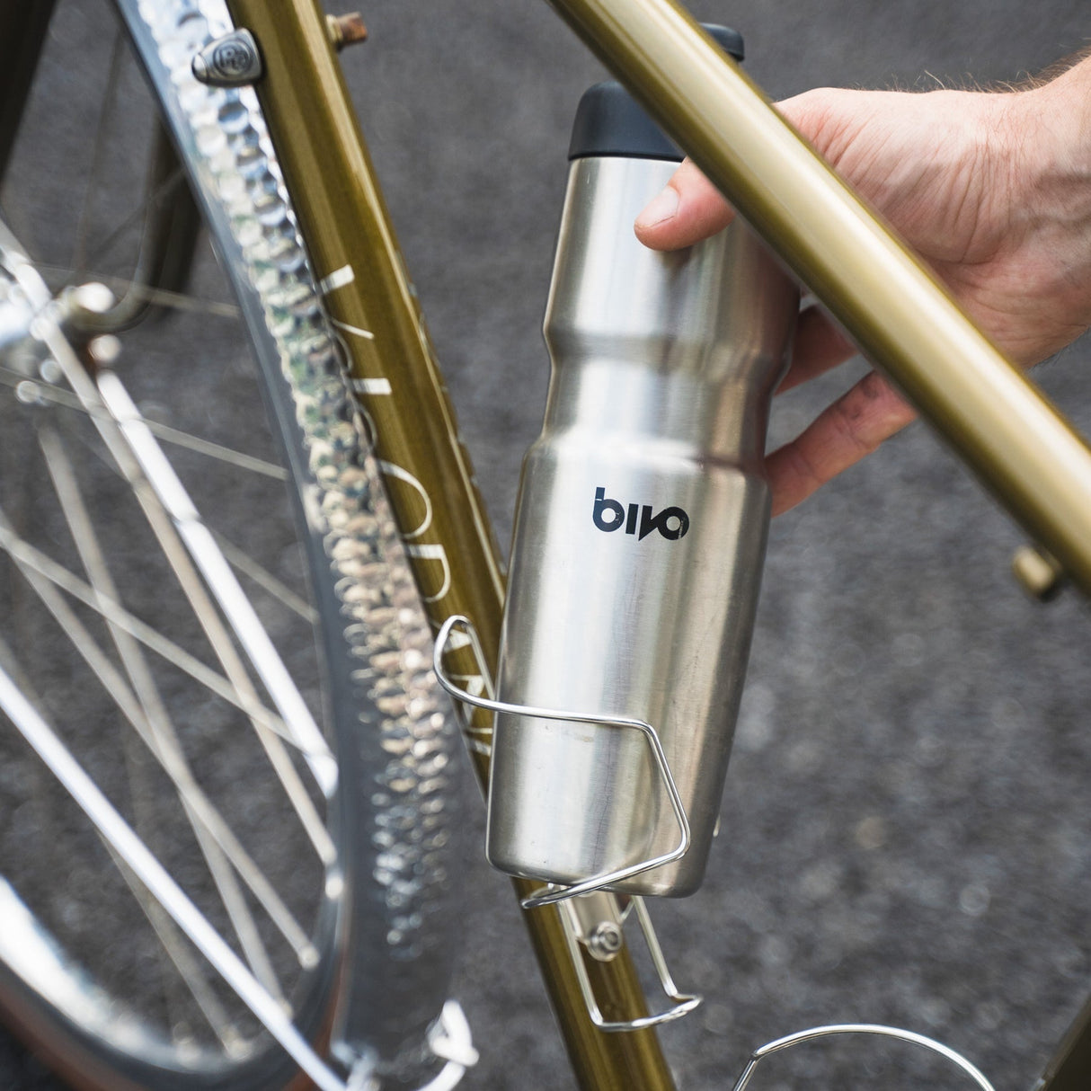 Velo Orange Crescent Side Loading Bottle Cage - Simple Bike Store
