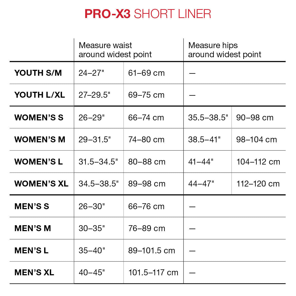 G-Form Youth Pro X3 Bike Short Liner - Simple Bike Store