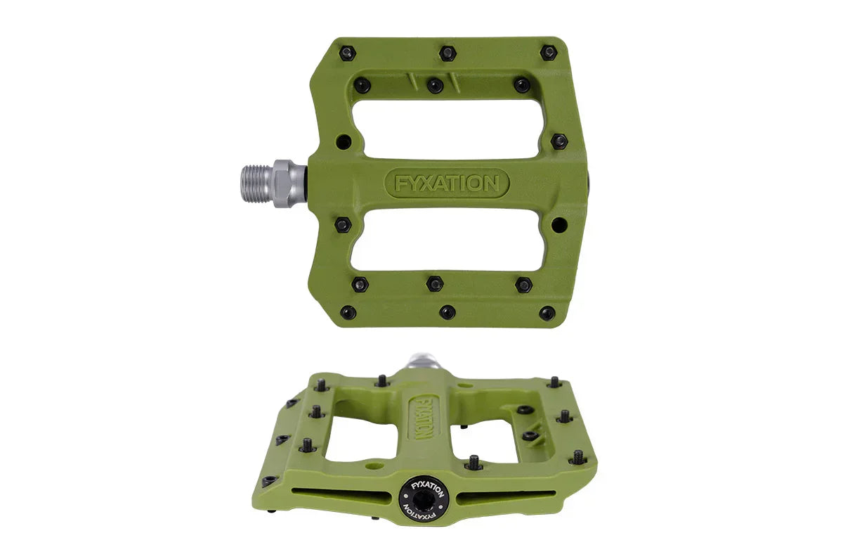 fyxation mesa pedals Fyxation Mesa MP Platform Bicycle Pedal - Desert Series - Fuita Sandstone