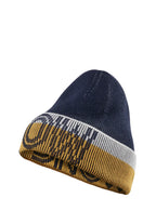 FALKE Hat Winter Skiing Beanie Blue/Yellow/White