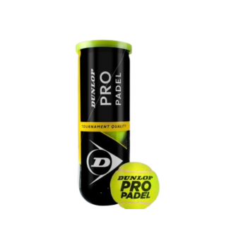 Dunlop Pro padel balls, 3 pcs. box