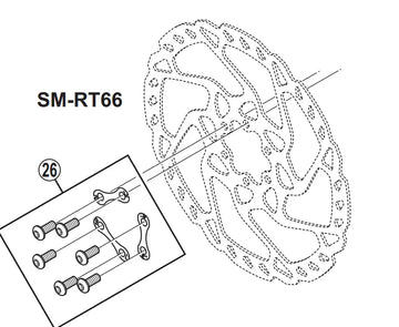 Shimano Brake Rotor SLX SM-RT66 - Simple Bike Store