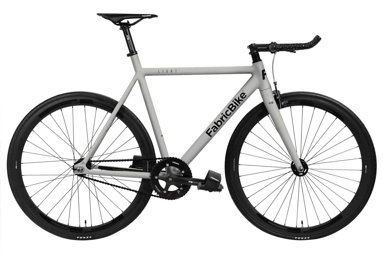Light Glossy Black / Small / Bullhorn Fabricbike Fixed Gear Light