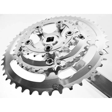 Velo Orange Grand Cru 110 Fluted Triple Crankset - Simple Bike Store