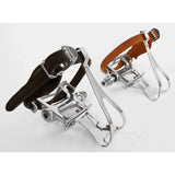 Velo Orange Laminated Leather Toe Straps - Simple Bike Store
