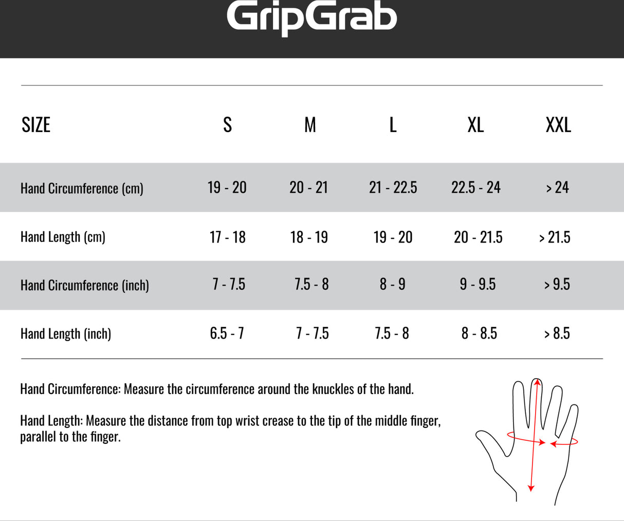 GripGrab Aerolite InsideGripT Full Finger Summer Gloves - Simple Bike Store
