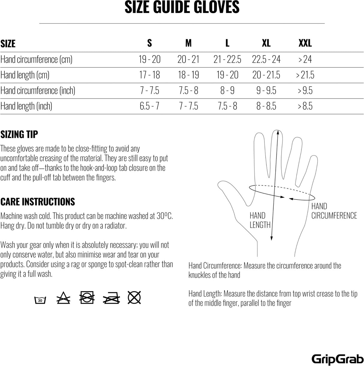 GripGrab Aerolite InsideGripT Full Finger Summer Gloves - Simple Bike Store