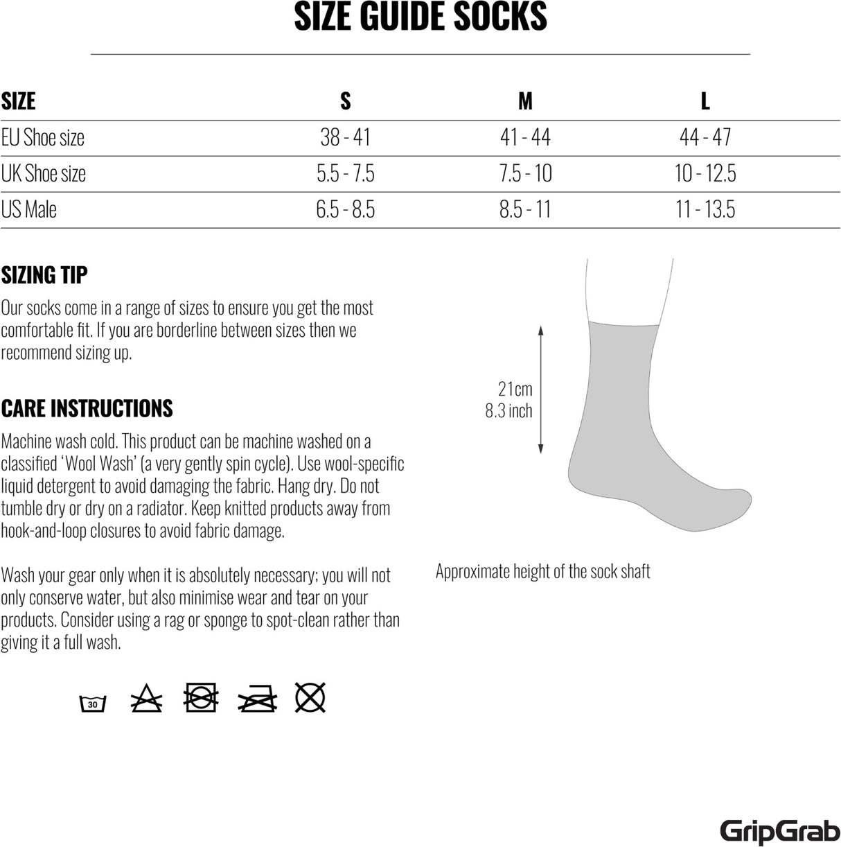 GripGrab Alpine Merino High Cut Winter Socks - Simple Bike Store