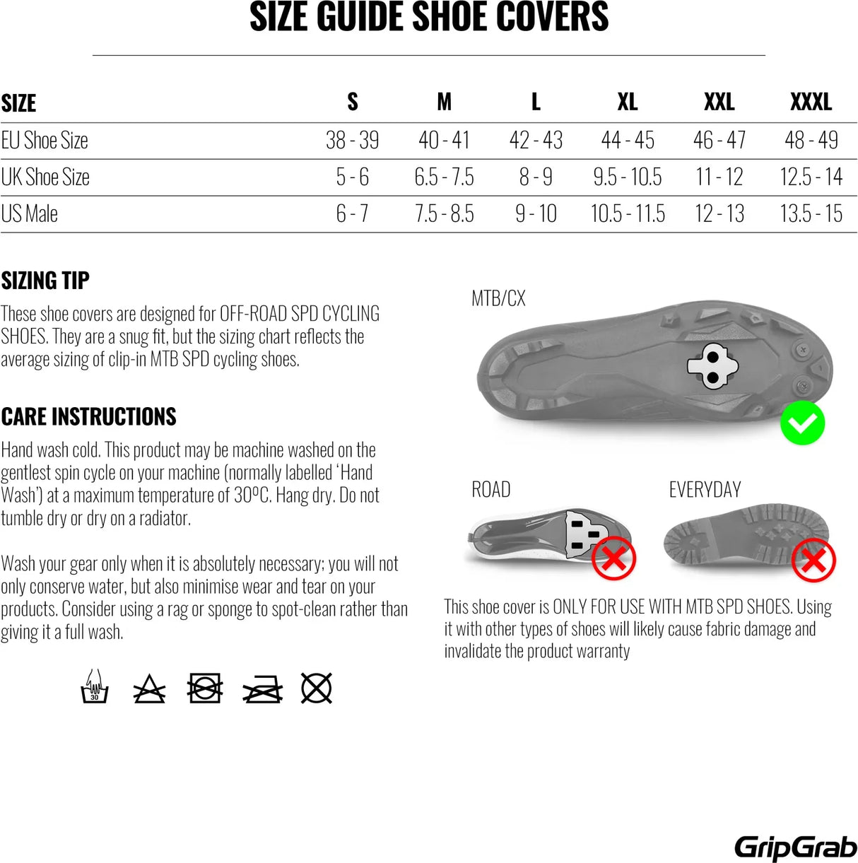 GripGrab AquaShield 2 Waterproof Gravel Shoe Covers - Simple Bike Store