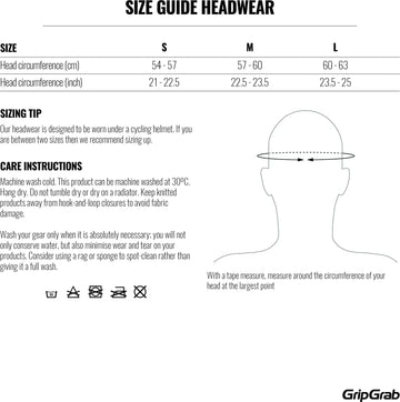 GripGrab Aviator Windproof Deep Winter Skull Cap - Simple Bike Store