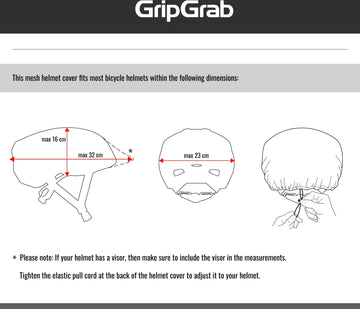 GripGrab BugShield Helmet Cover - Simple Bike Store