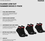 GripGrab Classic Low Cut Summer Socks 3-Pack - Simple Bike Store