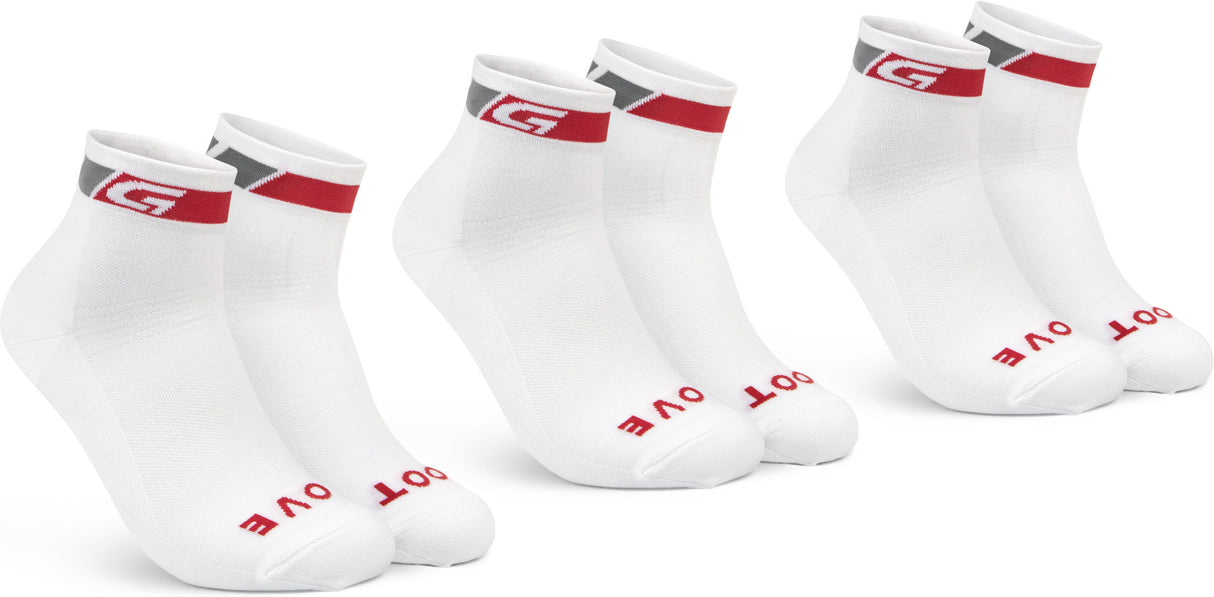 GripGrab Classic Low Cut Summer Socks 3-Pack - Simple Bike Store