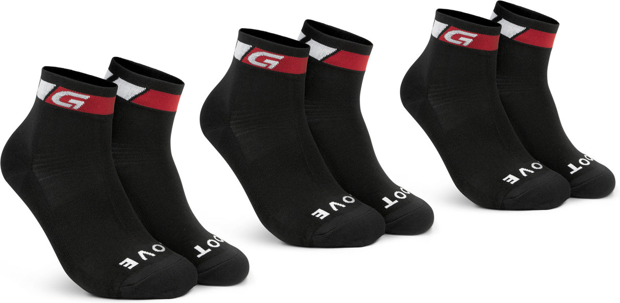 GripGrab Classic Low Cut Summer Socks 3-Pack - Simple Bike Store