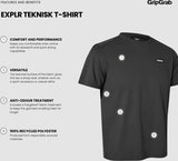 GripGrab EXPLR Technical T-Shirt Mens - Simple Bike Store