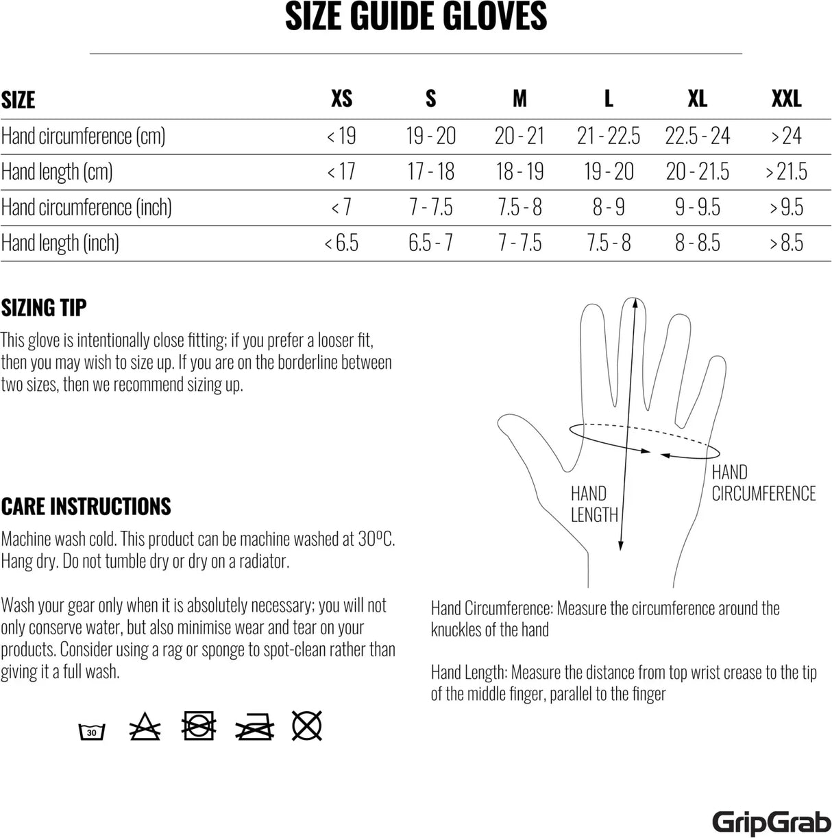 GripGrab Insulator 2 Hi-Vis Spring-Autumn Gloves - Simple Bike Store