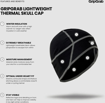 GripGrab Kids Thermal Winter Skull - Simple Bike Store