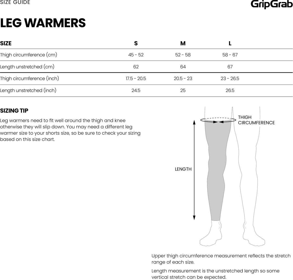 GripGrab PACR Thermal Leg Warmers - Simple Bike Store