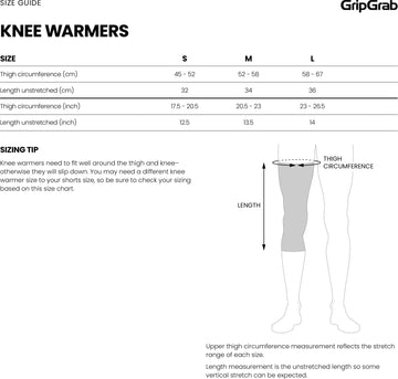 GripGrab PACR Thermal Knee Warmers - Simple Bike Store