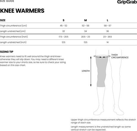 GripGrab PACR Thermal Knee Warmers - Simple Bike Store