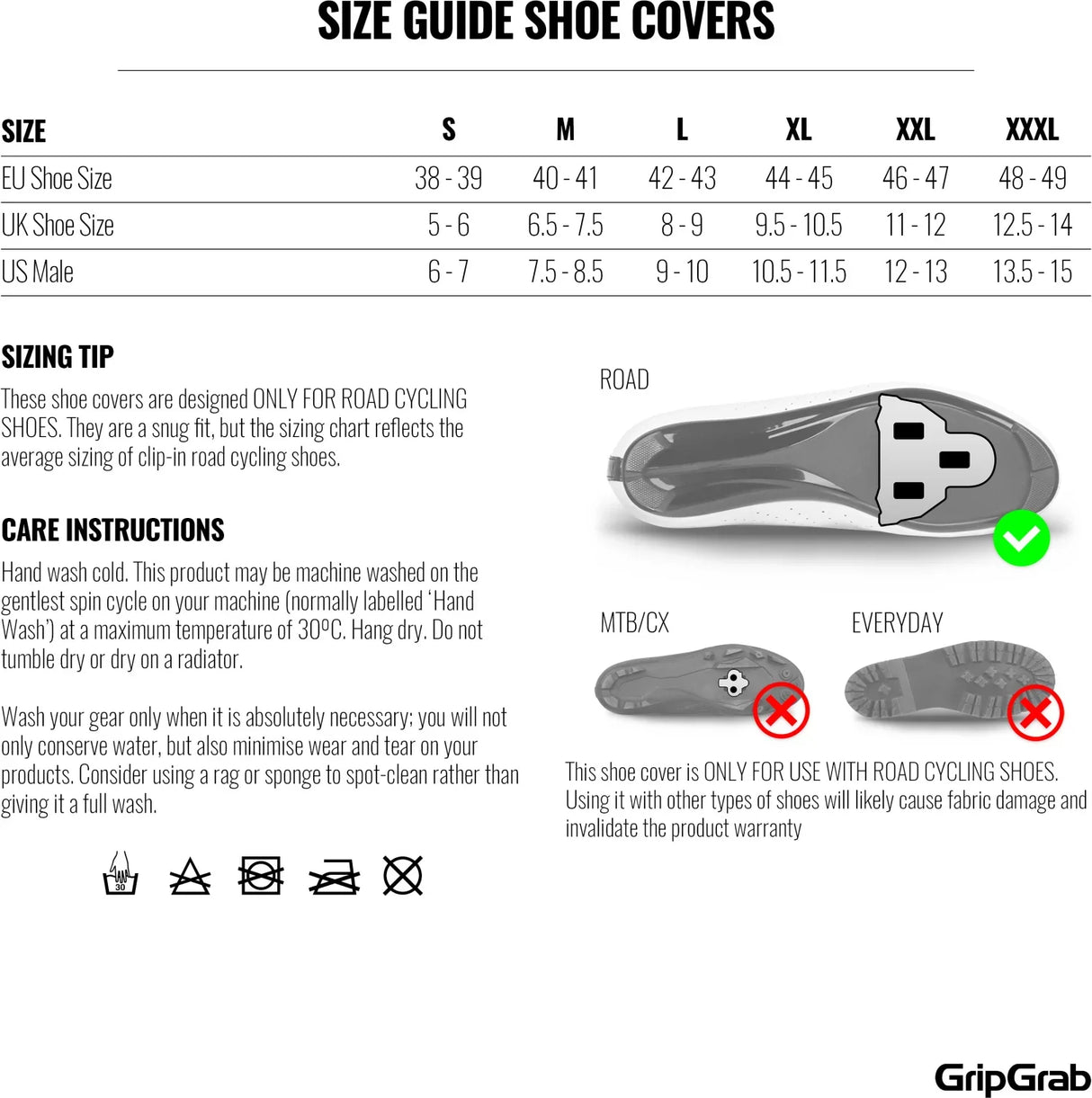 GripGrab AquaShield 2 Waterproof Road Shoe Covers - Simple Bike Store