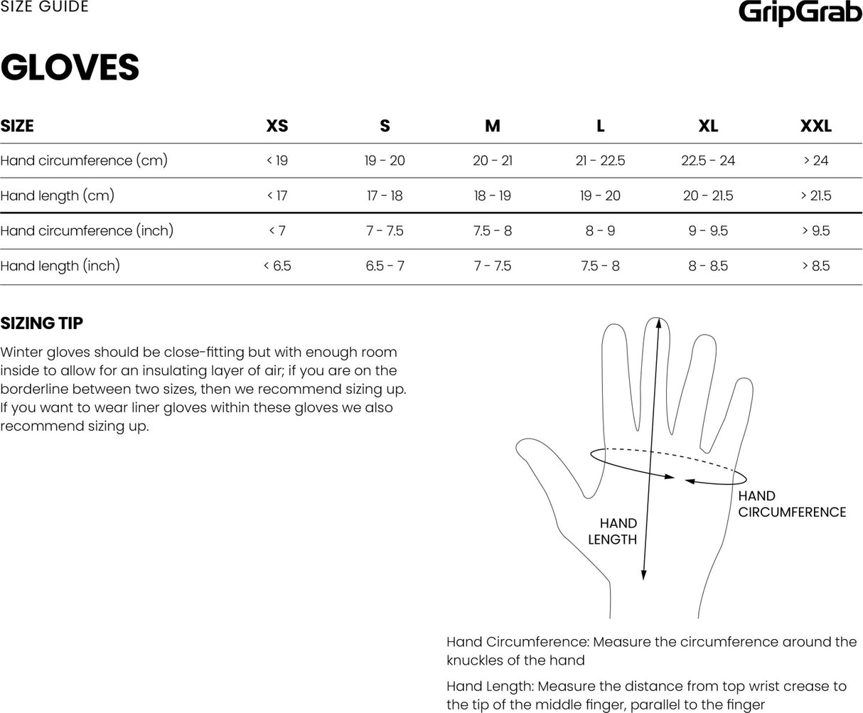 GripGrab Ride 2 Windproof Spring-Autumn Gloves - Simple Bike Store