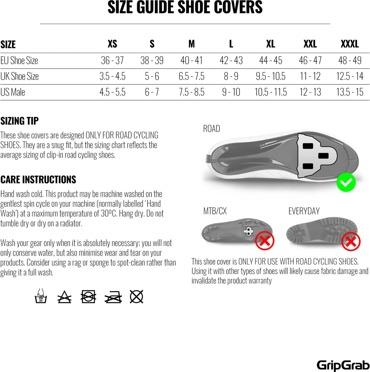 GripGrab Ride Waterproof Road Shoe Covers - Simple Bike Store