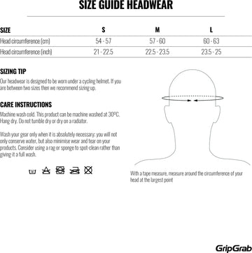 GripGrab Thermo Windproof Winter Skull Cap - Simple Bike Store