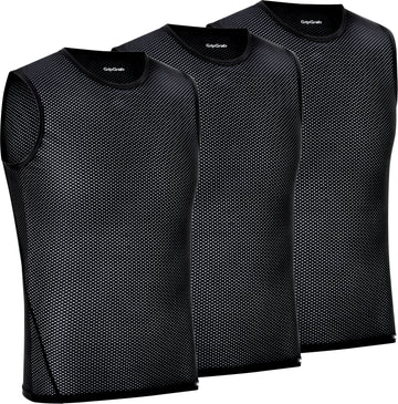 GripGrab Ultralight Mesh Sleeveless Base Layer 3-Pack