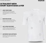 GripGrab Ultralight Mesh Short Sleeve Base Layer 2-Pack
