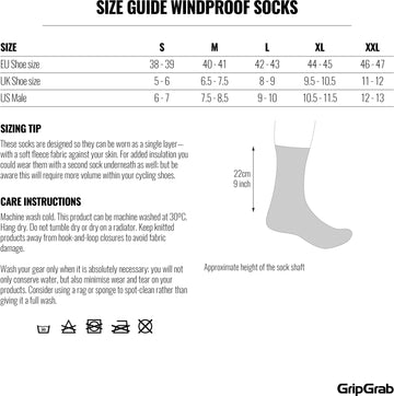 GripGrab Windproof Spring-Autumn Socks - Simple Bike Store