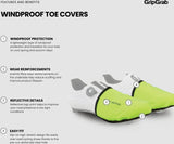 GripGrab Hi-Vis Windproof Road Toe Covers - Simple Bike Store