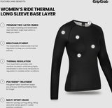 GripGrab Womens Ride Thermal Long Sleeve Base Layer