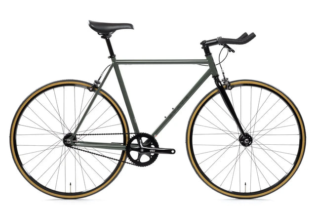 State Bicycles Co. Army Green - 4130 Core - Line - Simple Bike Store