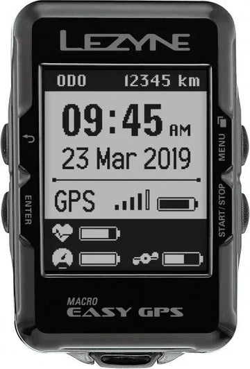 Lezyne Macro Easy GPS Computer - Simple Bike Store