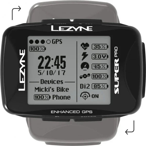 Lezyne Super Pro GPS Computer - Simple Bike Store