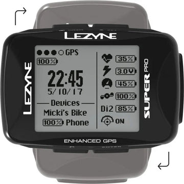 Lezyne Super Pro GPS Computer - Simple Bike Store