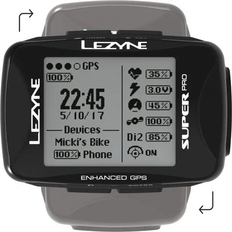 Lezyne Super Pro GPS Computer - Simple Bike Store