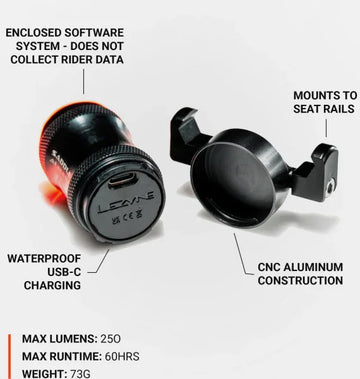 Lezyne Saddle AI Alert 250 - Simple Bike Store