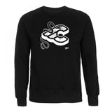 Cinelli Mike Giant Black Crew Sweatshirt Black - Simple Bike Store