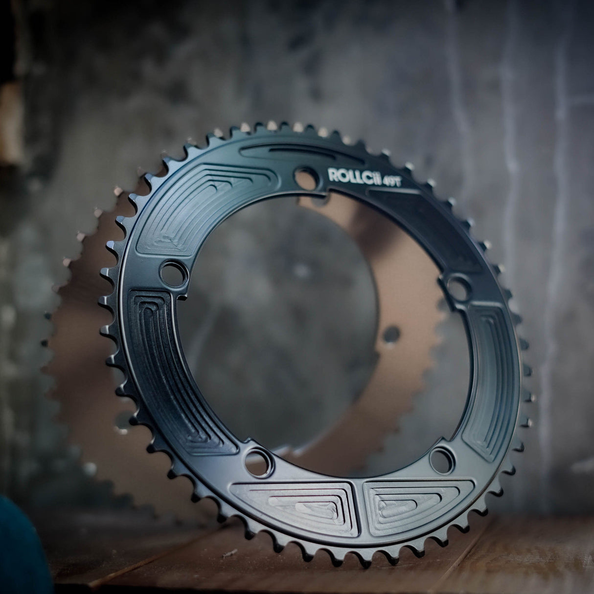 Veloci ROLLCii Gradient Track Chainring BCD144