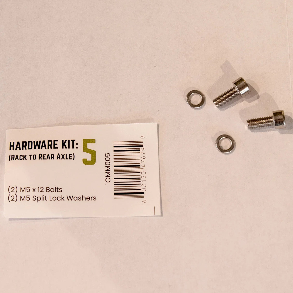 Old Man Mountain Rear Axle Hardware - Simple Bike Store