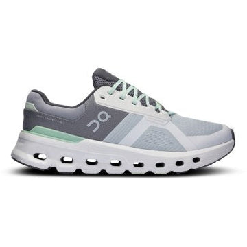 ON Cloudrunner 2 grey/light green shoes