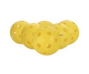 Onix Fuse Indoor Pickleballs 6pack, Yellow