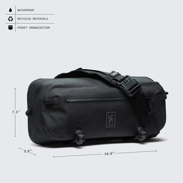 Chrome Industries Kadet Sling Bag Waterproof Black - Simple Bike Store