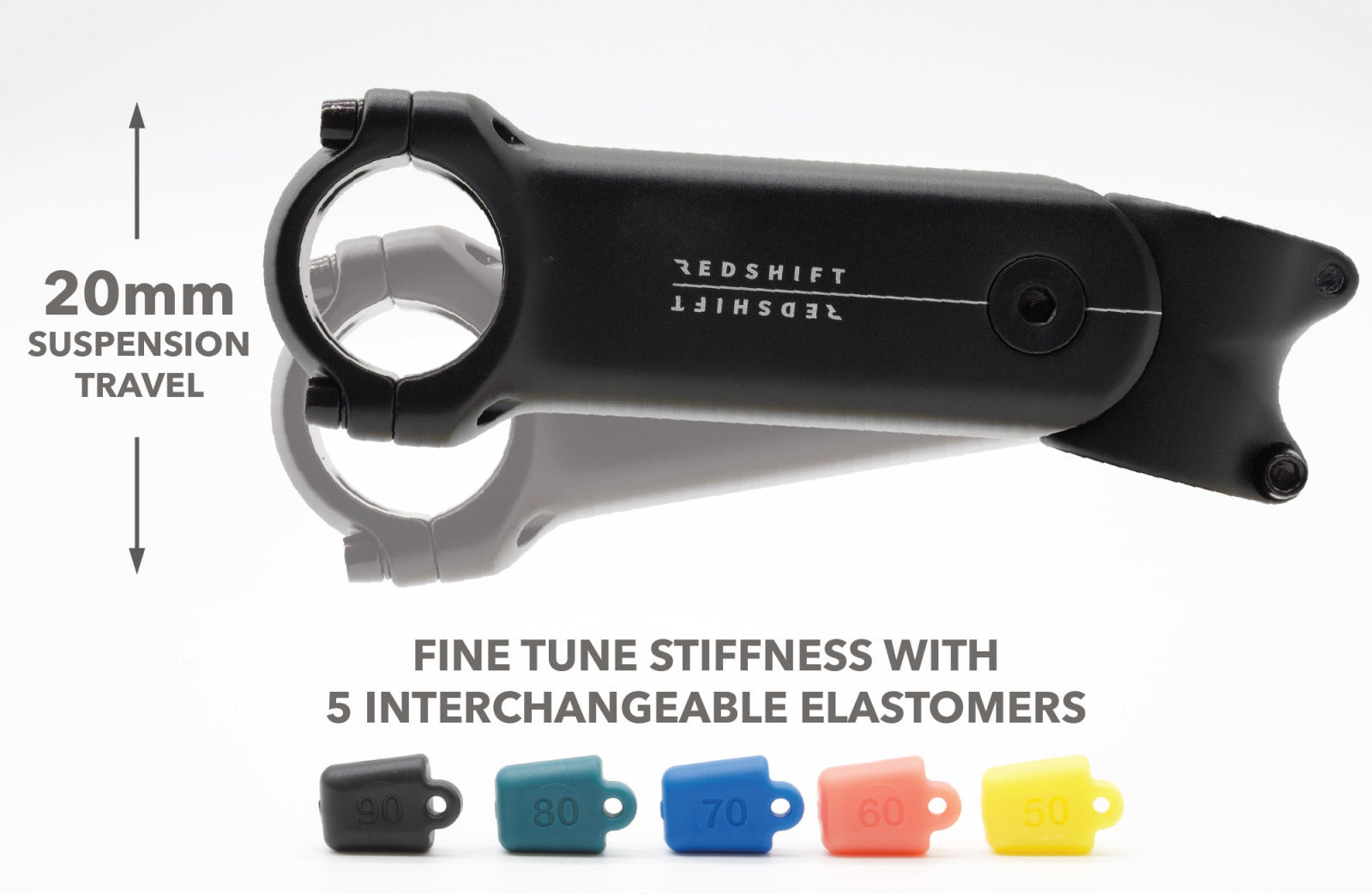 REDSHIFT ShockStop Stem 1-1/4 120mm ±6° Redshift Stem ShockStop 1 1/4in – Simple Bike Store