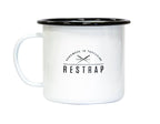 Restrap Enamel Mug White 20oz