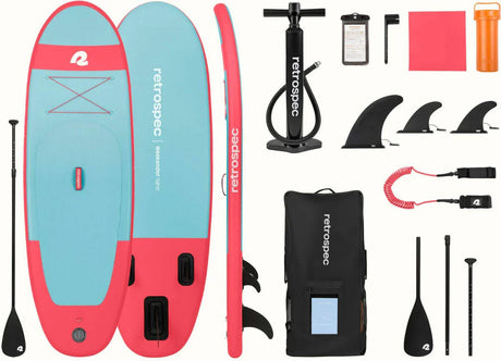 Retrospec Nano SL 8' Inflatable Paddle Board (SUP) - Simple Bike Store