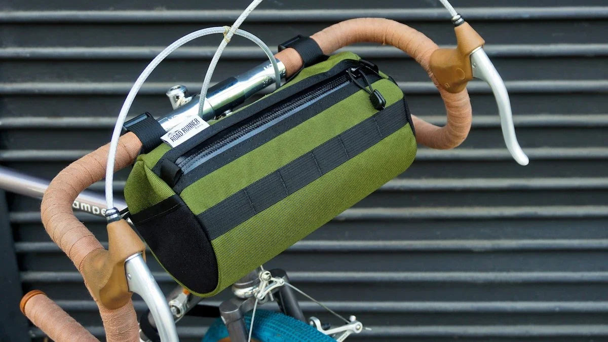 roadrunner fahrradtasche Olive Cordura Road Runner Bags California Burrito Bag